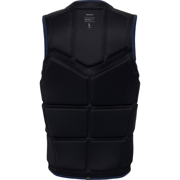 2026 Mystic Mens Star Front Zip Wake Impact Vest 35005.240245 - Navy